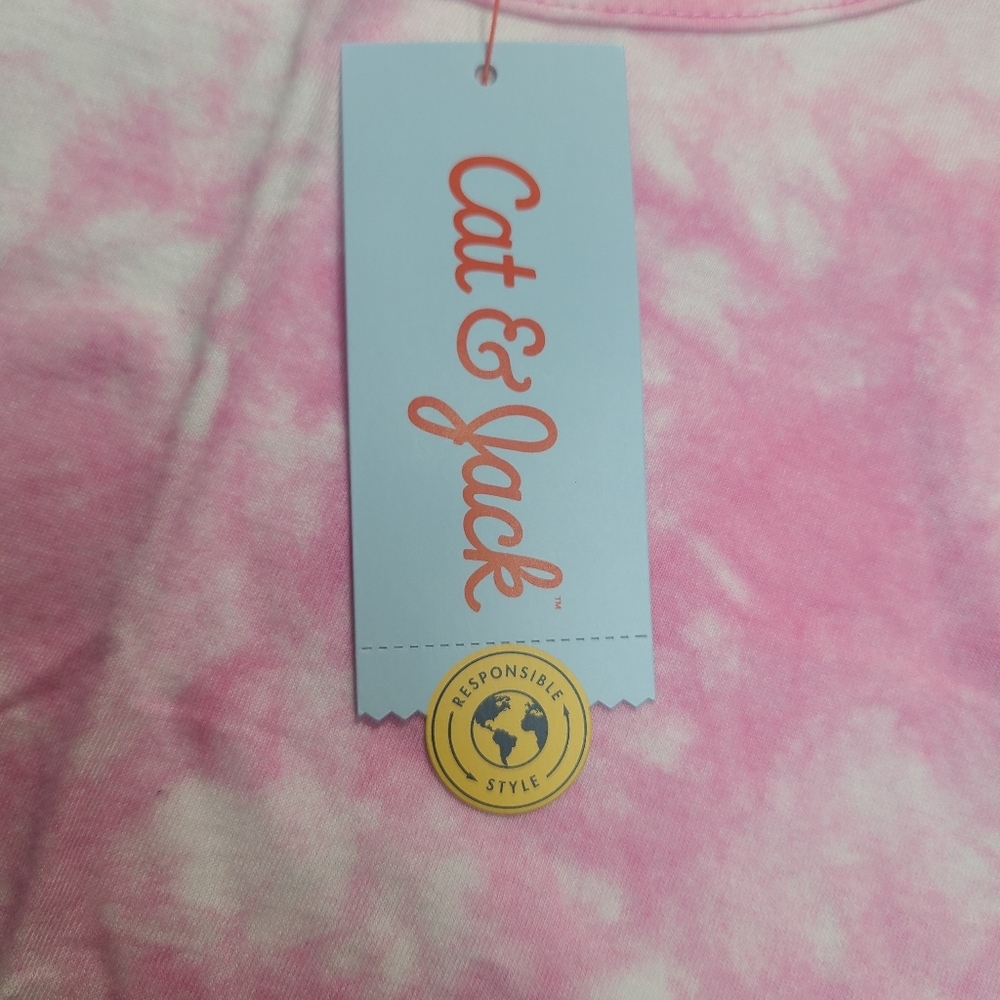 Kids' Tank Top Cat & Jack Bright Pink Size XXL - Picture 4 of 5